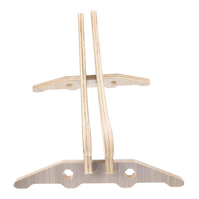 GAXIRE 1Pcs Rectangular Wood Bicycle Work Stand for Indoor Cycling Parking Support 20.63X15.72X8.25In