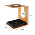 thumbnail image 3 of Pour Over Dripper Stand Hand Brewed Coffee Stand Filter Holder Dripper Bracket Gold Dual Use YIWEI, 3 of 9