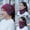 Wine, variant on Headwear Cap Hat for Women Chemo Rave Scarf Neck Facemask Gaiter Winter Hippie Floral Head Wraps Lightweight Fashion Boho Hair Accessories Cancer Care Gifts Wine One Size