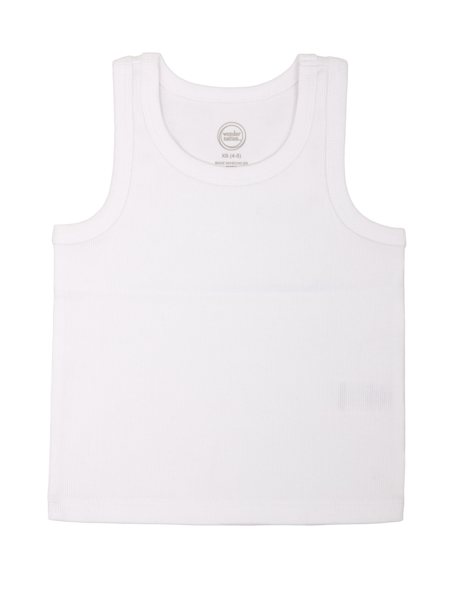 Wonder Nation Girls' Long Sleeve Button-up Shirt and Rib Tank, Sizes 4-18 & Plus