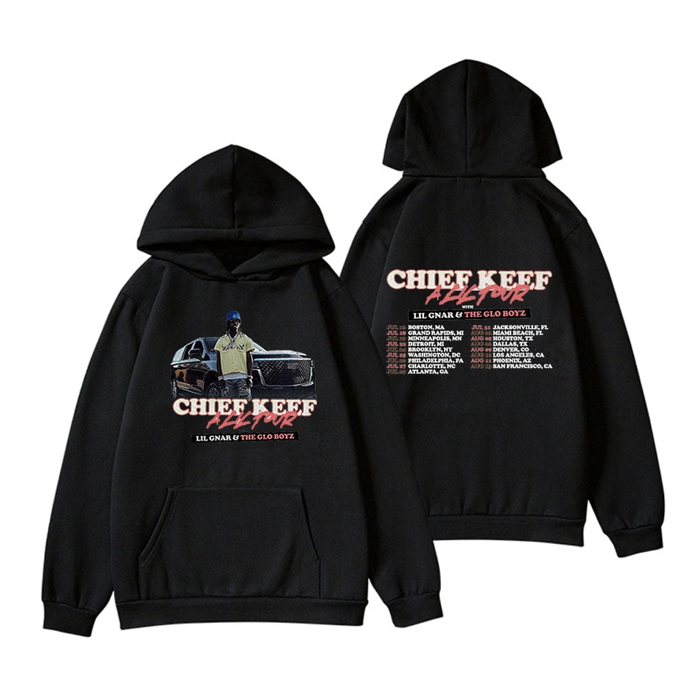Chief Keef Merch A Lil Tour 2024 Concert Hoodies Unisex long