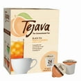 tejava unsweetened black tea pods with natural peach flavor, award