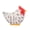 2, variant on Yihuala Hand Carved Wooden Hen Statues Wooden Sculpture Table Decorations Collectible Figurine Home Decors Unique
