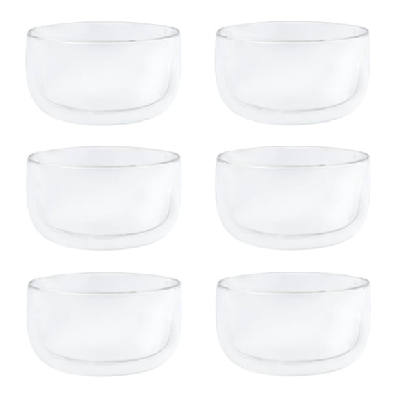 HENCKELS Cafe Roma 6 Piece, Dessert Glass Set