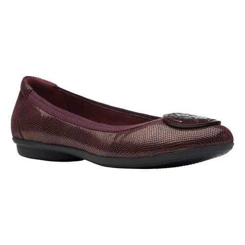clarks ballet flats with ankle strap