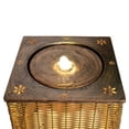 thumbnail image 5 of SunJet Indoor Rattan Water Fountain with LED Light - 17 inch High Floor Zen Fountain for Home, Living Room, Yoga Room, Office and Porch Decor, 5 of 5