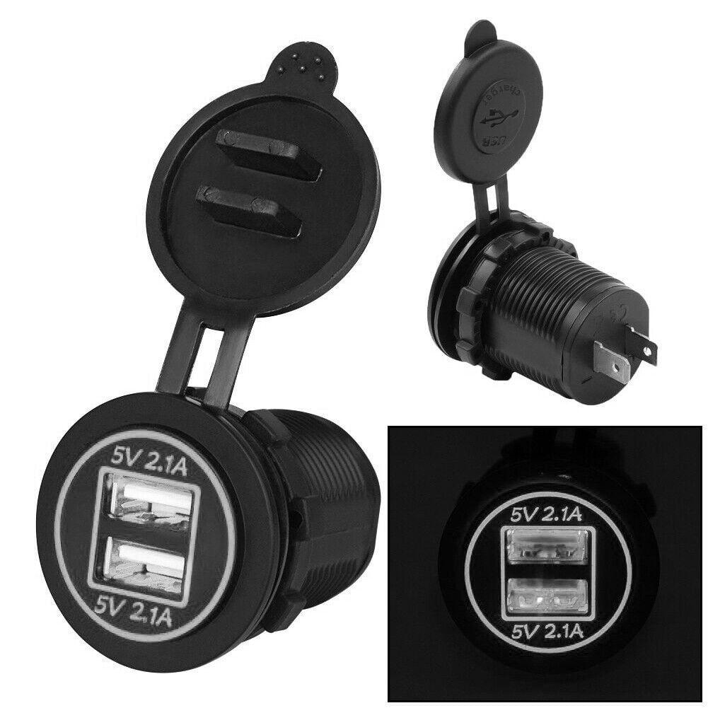 FIEWESEY 12V Waterproof Car Accessory Cigarette Lighter Socket Power