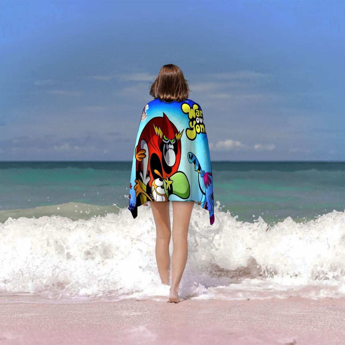 WANDER OVER YONDER Gifts Beach Towel for Women Girl Birthday Inspired Fan Bath Outdoor Music Lover