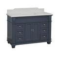 thumbnail image 3 of KBC Elizabeth 48" Wood Bathroom Vanity w/ Quartz Stone in Marine Gray, 3 of 8