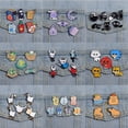 thumbnail image 3 of 4-6 Unids Set Gato Pato Esmalte Alfileres Botella Taza Texto Citas Broche Anime Street Fighter Pin Solapa Insignias Joyería Regalos Para Amigos, 3 of 4