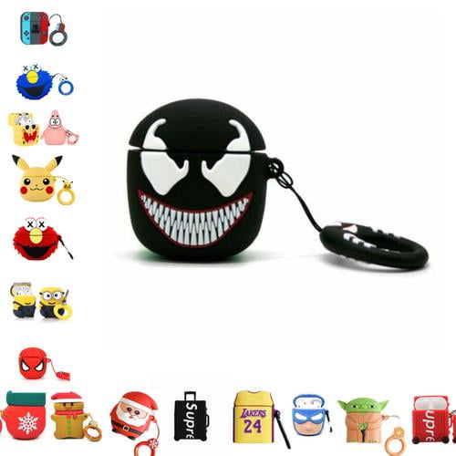 Airpods Case Black Venom Protective Shockproof Case Cover Skins With Keychain Compatible With Apple Airpod 2 1 Black Venom Design Walmart Com Walmart Com