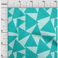 thumbnail image 1 of oneOone Cotton Poplin Fabric Rectangle & Triangle Geometric Fabric Prints By Yard 42 Inches Wide, 1 of 4