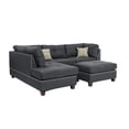 thumbnail image 4 of Bobkona Kipp Reversible Sectional Set with Ottoman in Blue Grey, 4 of 11