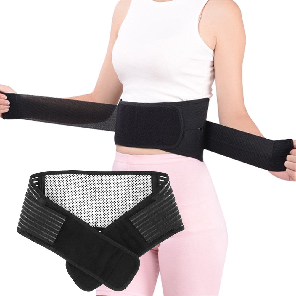 Soutien du Dos Ceinture Respirante Bas du Dos Soulagement de la Douleur Reglable Auto Rechauffement Soutien Lombaire Soutien du Dos avec Magnetique