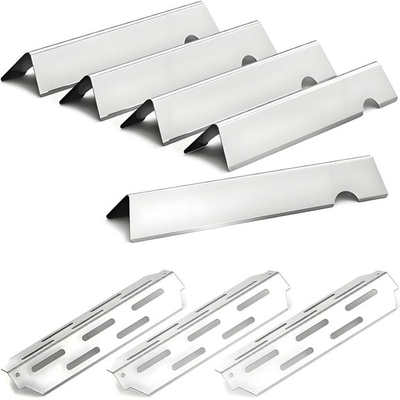 Genesis ii Grill Parts for Weber Genesis ii Flavorizer Bars and Genesis ii Heat Deflector for Weber Genesis II 300 /LX 300, Genesis ii E-310 E-315 S-335, Genesis 2 Grill Parts for Weber 66795 66040