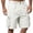 Pants-331White, variant on Shorts for Men Casual Drawstring Waist Lightweight Beach Shorts Elastic Waist Summer Shorts Solid Color Breathable Outdoor Vacation Lounge Wear