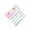 Multicolor-2B Home Decor, variant on JJV 4 Pcs Retractable Gel Pens with Starry Sky and Heart Motif Designs Fast Drying 0.5mm ST Nib for Smooth Smudge Free Writing and Gifts 5.5x0.4in Each