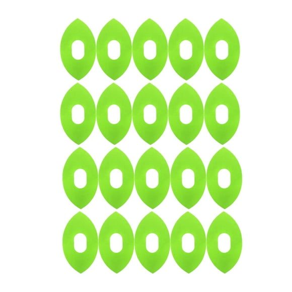 20 cintas deportivas precortadas para soporte muscular, ideales para correr, tenis y deportes. verde