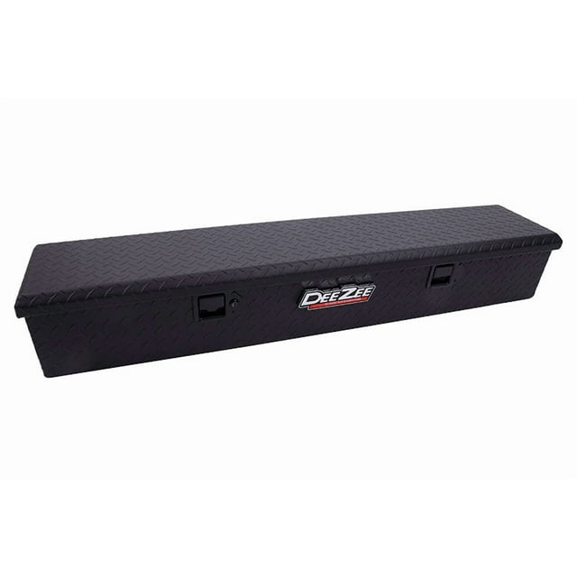 Dee Zee Tool Box DZ8554LTB Red Label; Chest; Low Profile; Single Lid; Textured Powder Coated; Black; Aluminum