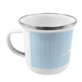 thumbnail image 2 of Flower Steel Camping Mug, Bouquet of Hibiscus Flowers on Vertical Striped Background Soft Color Print, Printed Thermal Cup for Camping and Outdoor Activities, by Ambesonne, 2 of 2