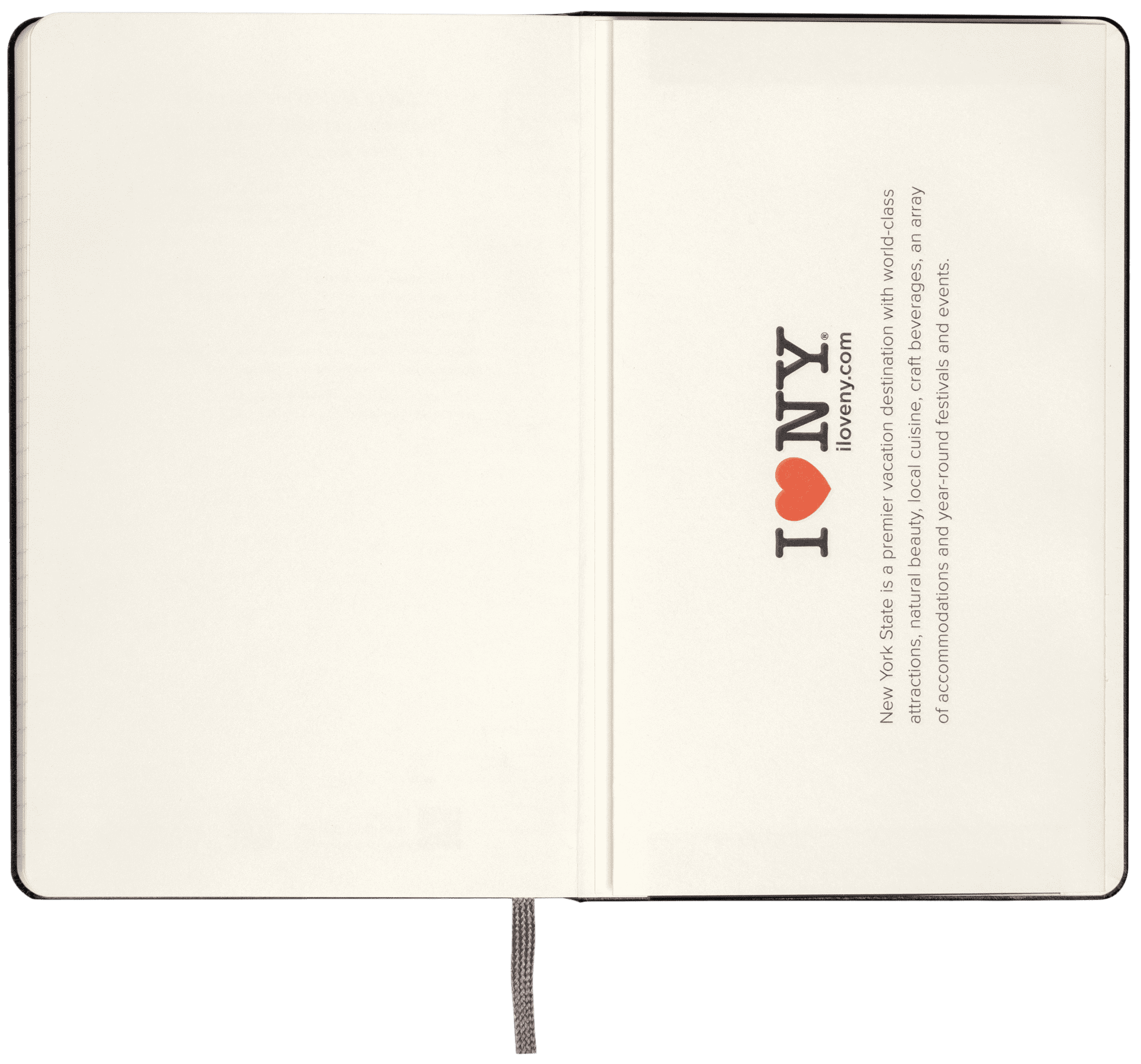 Moleskine Limited Edition I Love NY Notebook, Hard Cover, Large (5" x 8.25"), Ruled, Black, 240 Pages