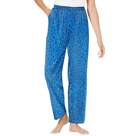 

Dreams & Co. Women s Plus Size Knit Sleep Pant Pajama Bottoms