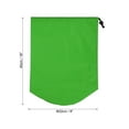 thumbnail image 3 of Saco de Stuff Uxcell, saco exterior impermeable de 9x16 pulgadas con cordón y tapa contra el polvo para acampar, verde, 3 of 7