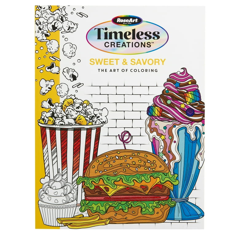 Cra-Z-Art: Timeless Creations, Sweet & Savory New Adult Coloring