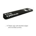 thumbnail image 4 of Excello Global Products The Office Wall Sign 9x3 Black/White 2Pk EGPHD0064S, 4 of 4