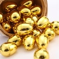 thumbnail image 6 of Clearance! Golden Easter Eggs -With 16 Bunnies Metallic Gold Hinged Eggs for Filling Treats, Basket Stuffers, Surprise Eggs, Easter Egg Hunt, Easter Theme Party Favors, Easter Egg Hunt Games 6x4.5cm, 6 of 7