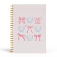 thumbnail image 1 of Libreta EKGJW Coquette Pink Bow Dentist, 14 x 21 cm, 1 of 6