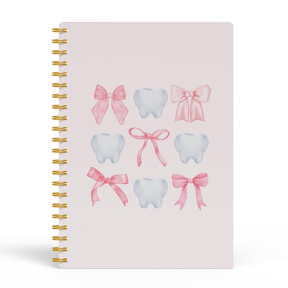 Libreta EKGJW Coquette Pink Bow Dentist, 14 x 21 cm