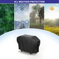 thumbnail image 5 of Saking Outdoor Grill Cover, Waterproof Patio Oxford Fabric Covers, 63''x26''x36'' Black, 5 of 6
