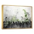 thumbnail image 2 of Designart "Serene Botanical Minimalism In Green" Plants Floater Framed Wall Decor, 2 of 5