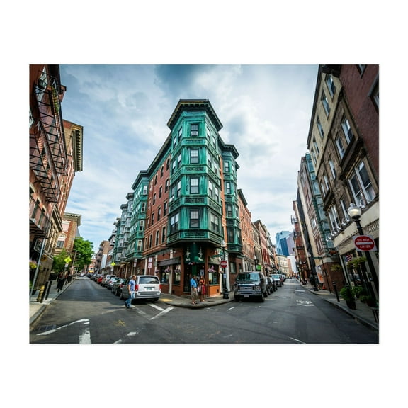 Historic North End - Boston Massachusetts Photography Unframed Wall Art Print 5 x 7 inches