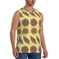 thumbnail image 2 of Daiia Bohemia Printed Men's Tank Tops,Casual Soft Sleeveless Gym Muscle Shirts Bodybuilding Tee-Large, 2 of 8