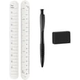 thumbnail image 1 of Wrist Notepad Set, LQIDESHIP Bracelet Notepad Memo for Daily Tasks Lists, Reusable Erasable Waterproof Slap Bracelets Notepad with Pen and Eraser, 1 of 9