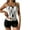 White, variant on YABCSAZ Tankini Swimsuits for Women Tummy Control Two Piece Bathing Suits Round Neck Flowy Swim Tops Casual Long Torso Tank Tops and Solid Color Shorts