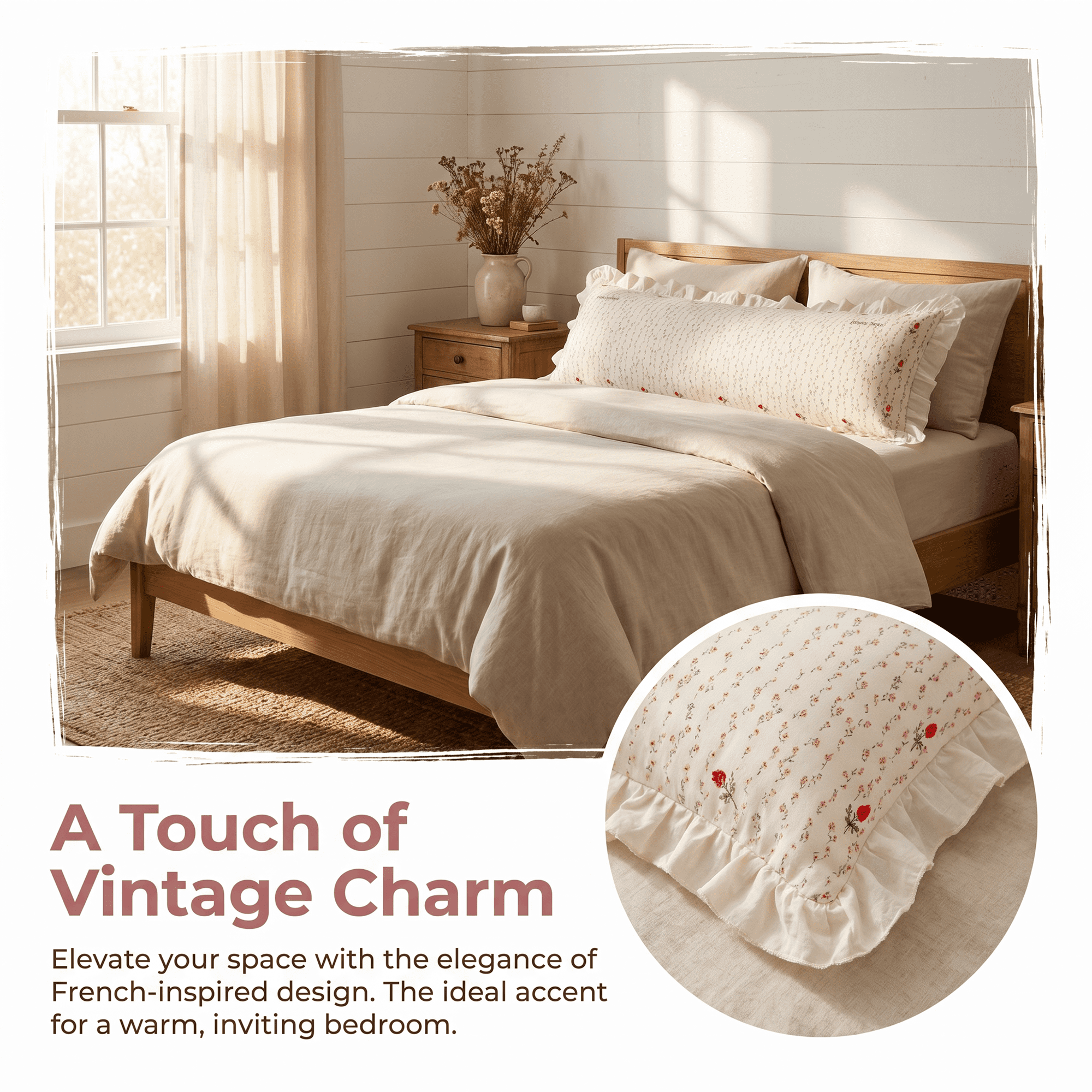 Unique Bargains 1 Pack Pillowcase Soft Cooling Polyester Breathable Cover ["20\"x48\""] Apricot