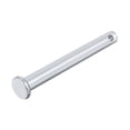thumbnail image 3 of Single Hole Clevis Pins -6mm x 55mm Flat Head Zinc-Plating Solid Steel Link Hinge Pin 12Pcs, 3 of 5