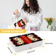 thumbnail image 5 of Seven Starred Ladybird Bracelet Holder Jewelry Box Organizer PU Leather with Removable Compartment Portable, 5 of 6