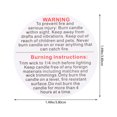thumbnail image 2 of HEALEEP 500Pcs Wax Melt Warning Stickers Assorted Color Square Safety Warning for Candles, 2 of 8