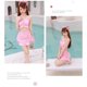thumbnail image 4 of Microbikini Sexy para Mujer, Bandage traje de baño, bañador negro y rojo entrecruzado con Push-Up, Bikini con lazo lateral 2024, 4 of 5