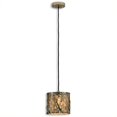 thumbnail image 1 of Uttermost Alita Champagne Mini Drum Pendant in Silver, 1 of 2
