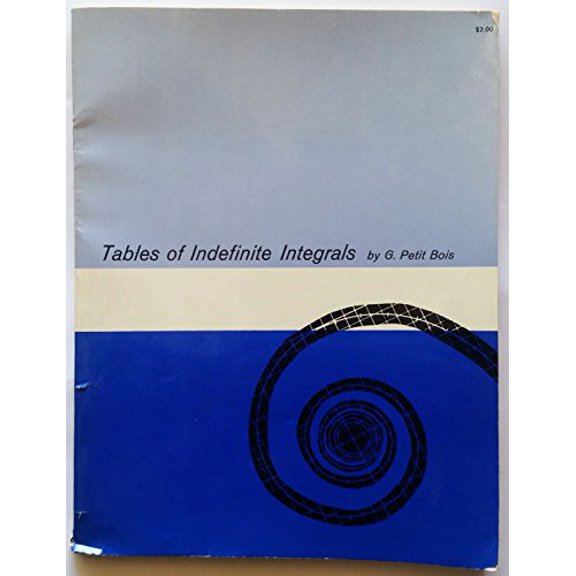 Pre-Owned Tables of Indefinite Integrals (Paperback) 0486602257 9780486602257