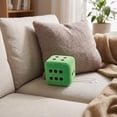 thumbnail image 3 of Fuzzy Plush Dice for Car Mirror, Soft Plush Dots - Cute Game Prop Decorative Pendant for Car Interior Hanging Ornament Decoration, 3 of 5