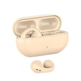 thumbnail image 4 of Auriculares inalámbricos con clip para la oreja Conexión de 10 metros Reducción de ruido dual manos libres Beige Hugo Auriculares de negocios, 4 of 10