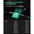 thumbnail image 3 of Pedal de efectos de guitarra LEKATO Boost Distortion Overdrive, 3 of 9