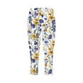 thumbnail image 3 of Womens Leggings Cotton,Women's Capri Leggings Summer Lightweight Yoga Pants Stretchy Colorful High Waisted Cropped Pants Travel Vacation, 3 of 4