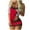 A-Red, variant on Xmyrz Valentine's Day Two Piece Pajama Set For Women Classic Loose Print Heart Tank Top Trendy Attractive Recreation Shorts Set Lace Sleepwear Pj Outfit Sets